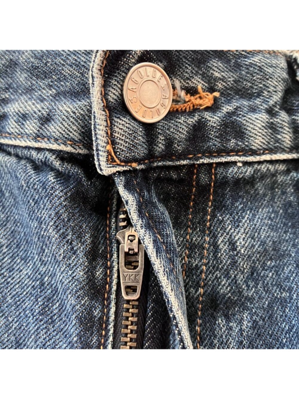 AGOLDE Womens Clara Wide Leg Dark Wash Designer Denim Jeans Size 30 Blue AN EXC - Picture 9 of 12